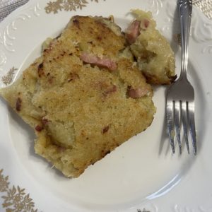 Polish Potato casserole Kartoflak