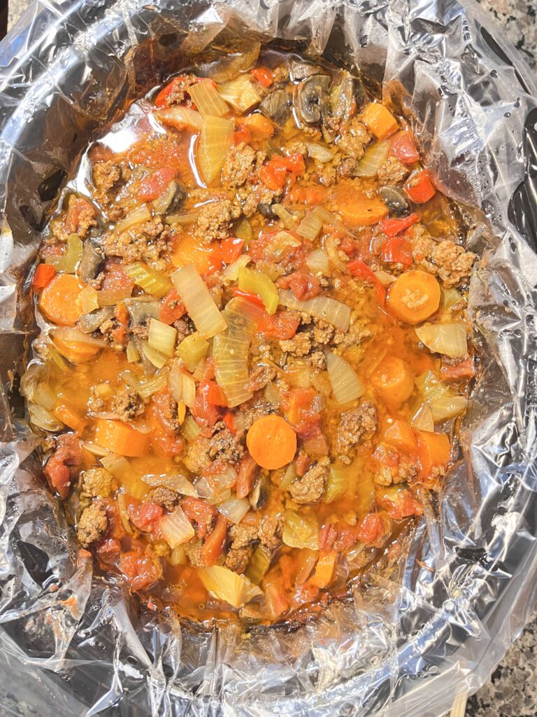 Spaghetti Meat Sauce in crock pot