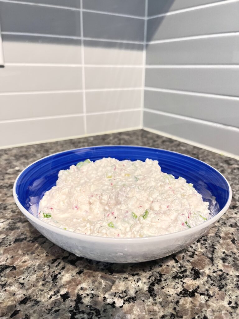 Polish Farmer’s Cheese Spread in the bowl Polish cuisine