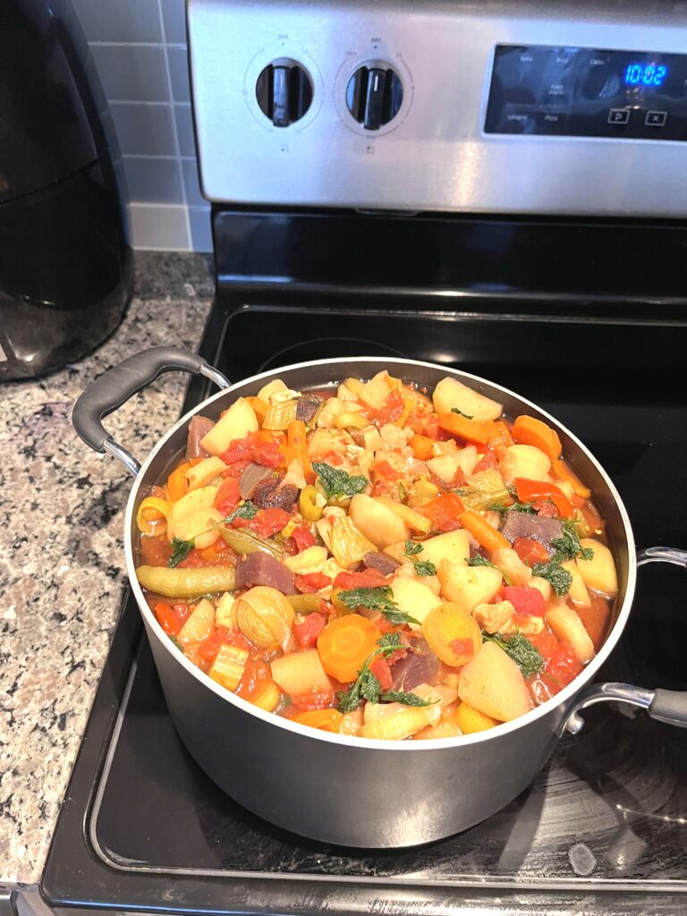 cooked Vegetable soup