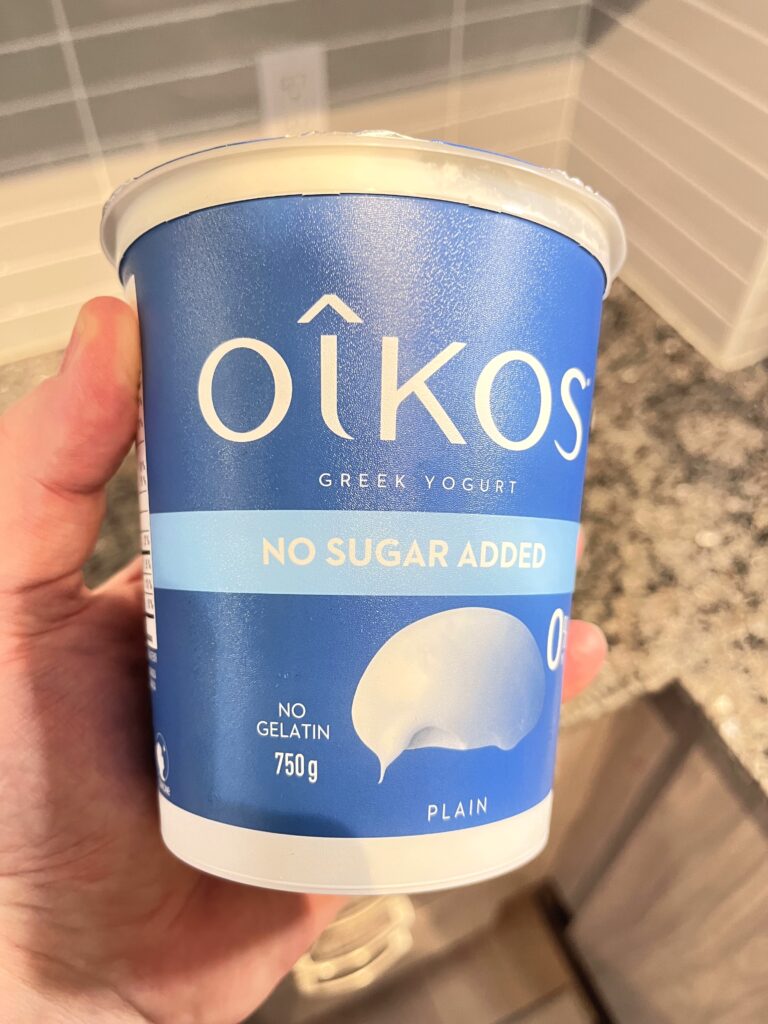 Greek yogurt for Radish Tzatziki Dip