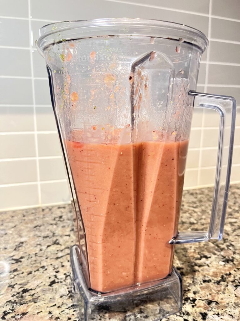 Natural Viagra Smoothie blended