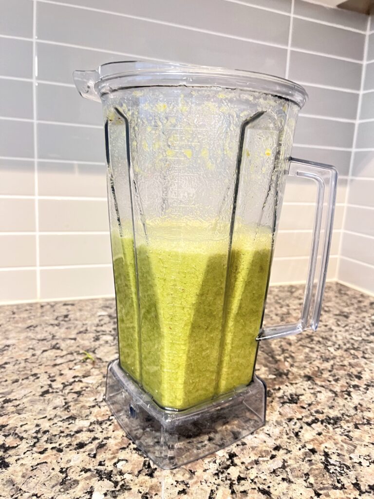 Weight Loss Vegan Smoothie blended