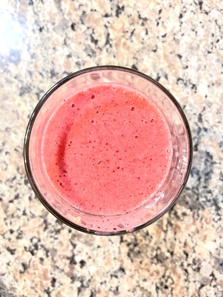 natural Viagra Stamina Spark Smoothie in the glass