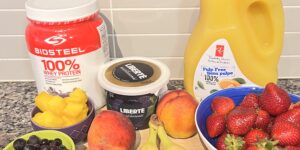Sunshine Cream Smoothie ingredients