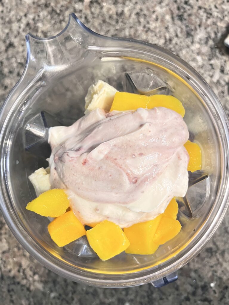 Sunshine Cream Smoothie top view